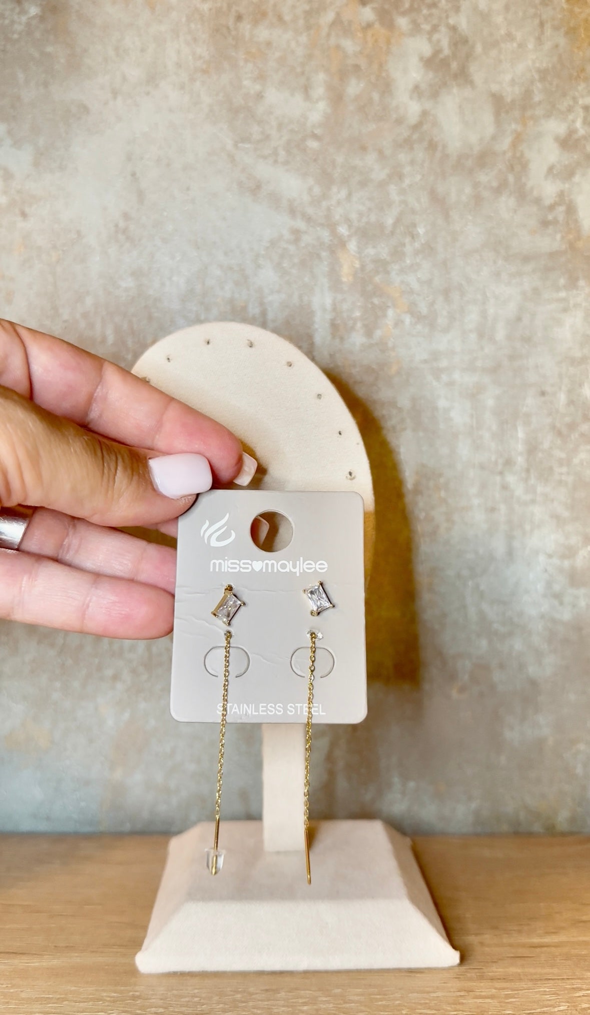 Orecchino CUBE PENDENTE