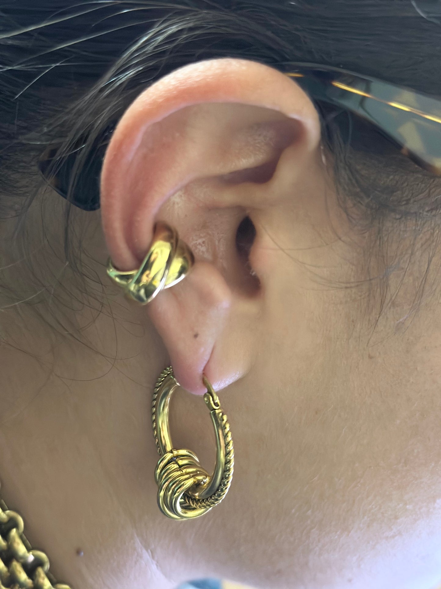 Ear cuff INTRECCIO