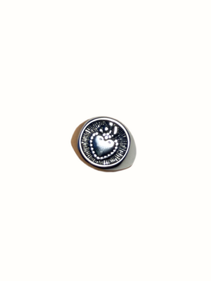 Anello CUORE FIAMMANTE