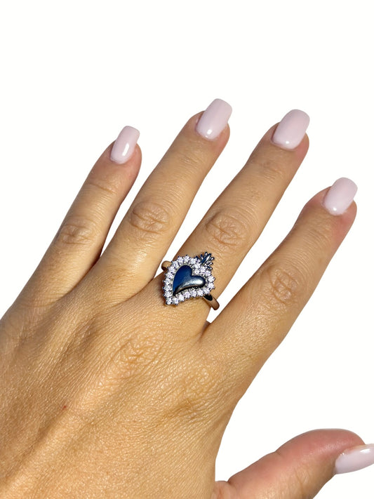 Anello CUORE SACRO DIAMOND